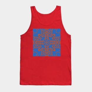 Cats and Dogs Tile Design Tank Top